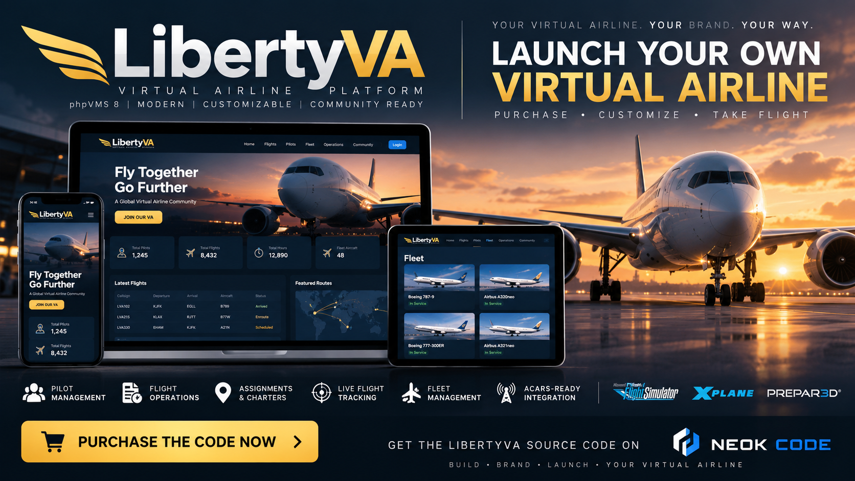 Virtual Airline - PHPVMS V8 product image